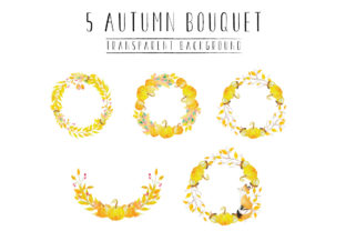 Aurelia Autumn Bouquet Clip Art: A Versatile Illustration for Seasonal Design Projects