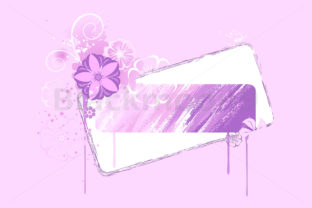 Banner Painted Pink Paint Illustrations