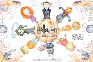 Halloween Characters for Embroidery