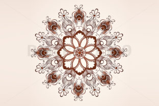 Mandala of Peacock Feathers Illustration Review for Digital Sellers