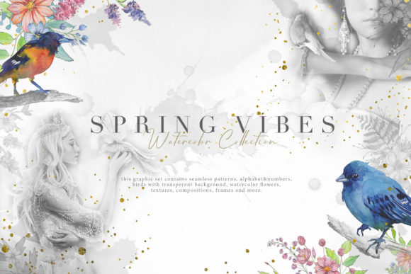 Spring Vibes Illustrations