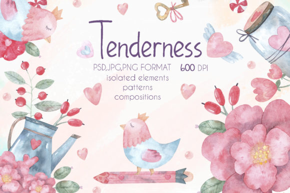 Tenderness Illustrations: A Heartfelt Graphic Design Asset for Local Business Branding